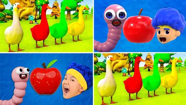 キッズビデオ：カラフルなアヒルの冒険