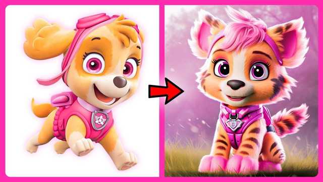 Playtime Video: Pup Transforms into a Tiger Cub