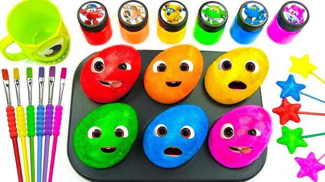 Kids Video: Colorful Rock Painting Adventure for Kids