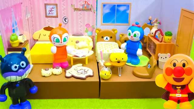 アンパンマンのおもちゃで遊ぼう