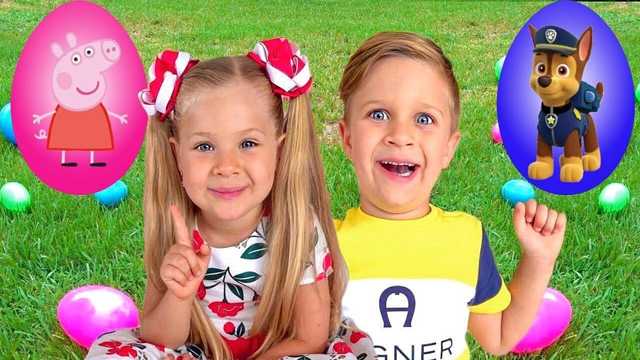 Playtime Video: Gifts in  Big Eggs