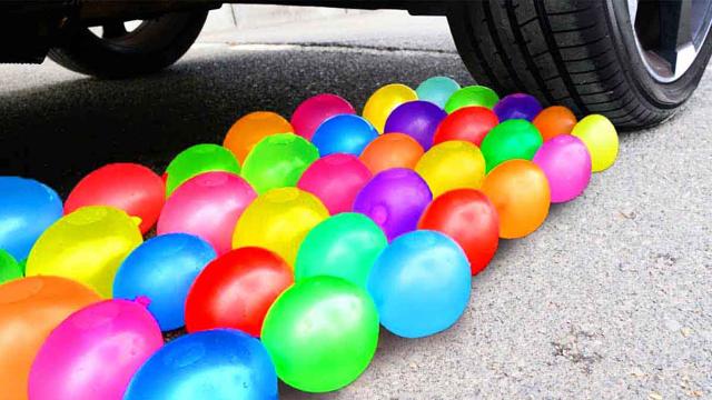 Crushing Videoð| Car vs Mirinda balloonsð