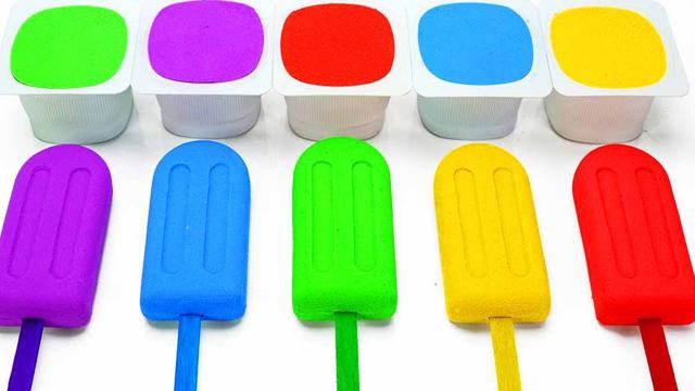 Kinetic Sand Videoâ¨| How to make ice creamð¦from kinetic sand cutting asmr